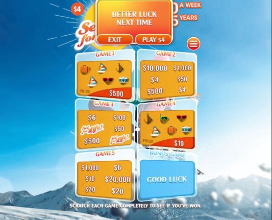 Set For Life Online Gambling Game Atlantic Canada ALC